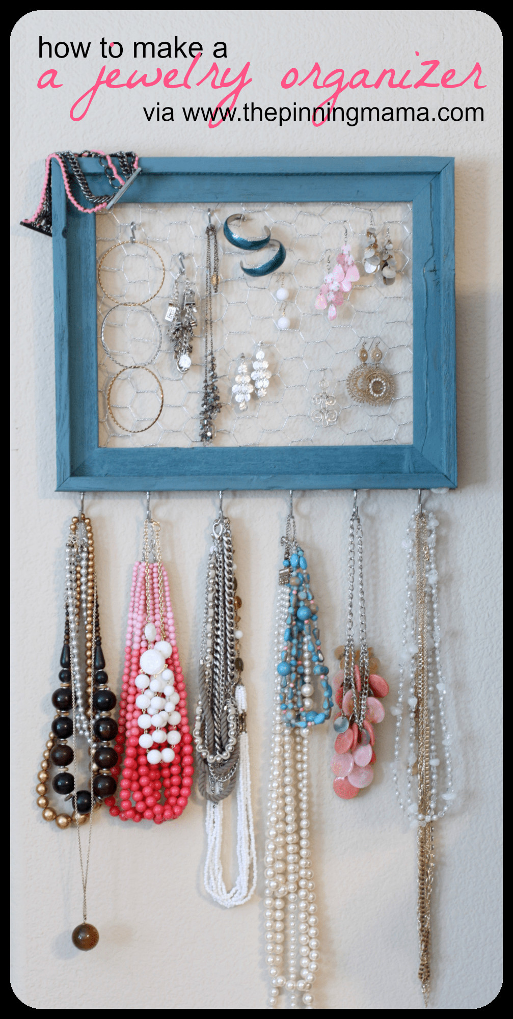 DIY Jewelry Organizers
 diy How to Make a Jewelry Organizer