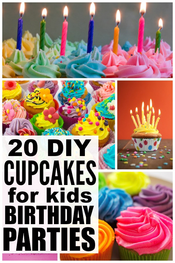 DIY Kids Birthday Cakes
 20 DIY cupcakes for kids birthday parties