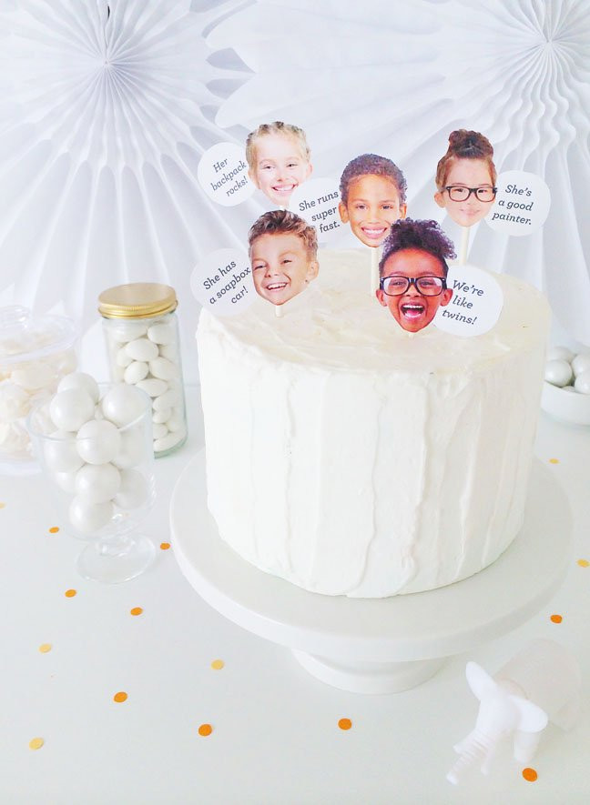 DIY Kids Birthday Cakes
 DIY "Kids Say " Birthday Cake Toppers