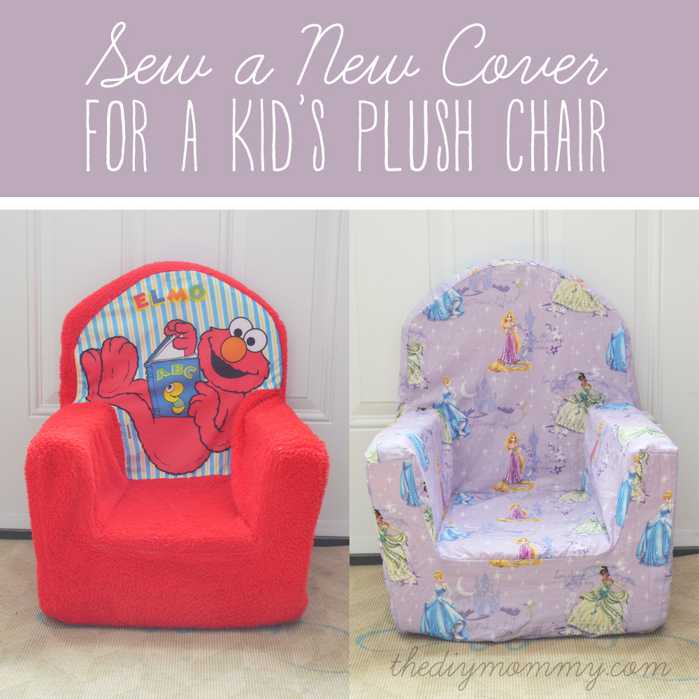 DIY Kids Chair
 Sew a New Cover for a Plush Kid’s Chair