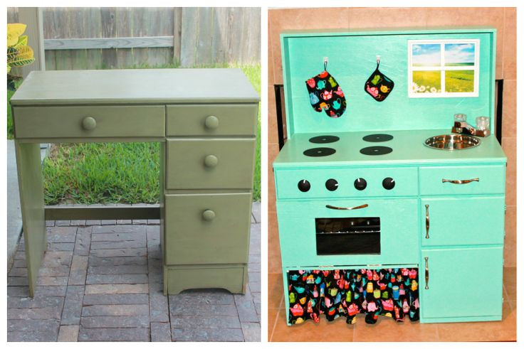 DIY Kids Kitchens
 Before and After DIY play kitchen My DIY Projects