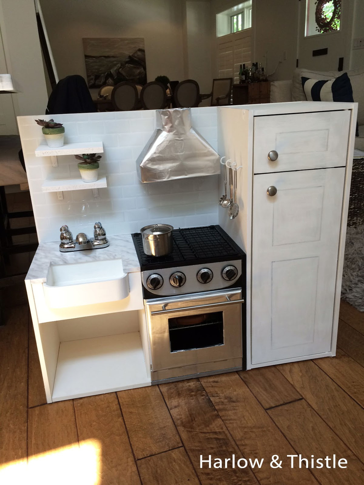 DIY Kids Kitchens
 DIY Play Kitchen Harlow & Thistle Home Design