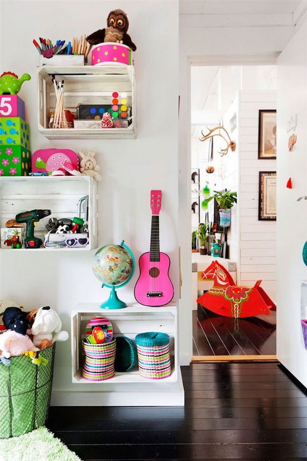 DIY Kids Room Storage
 25 Creative DIY Storage Ideas to Organize Kids Room