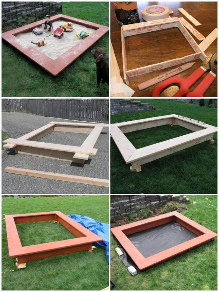 DIY Kids Sandbox
 60 DIY Sandbox Ideas and Projects for Kids Page 7 of 10