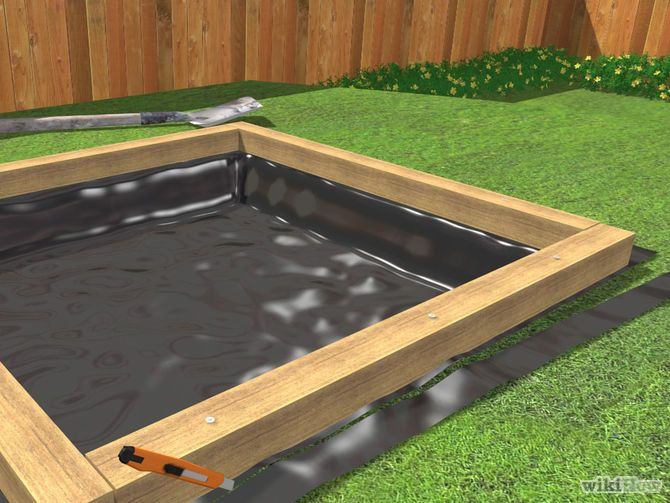 DIY Kids Sandbox
 Build a Sandbox DIY Outdoor Play