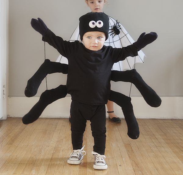 DIY Kids Spider Costume
 Homemade Halloween Costumes For Kids