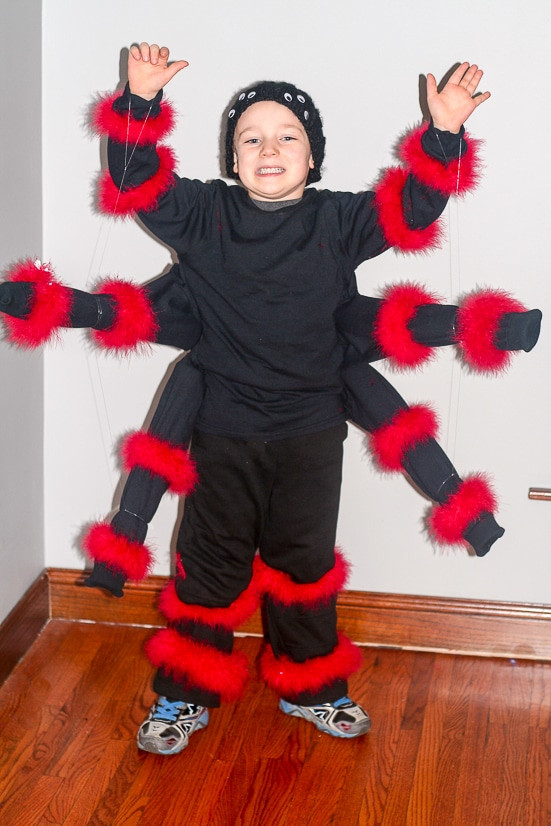 DIY Kids Spider Costume
 DIY Spider Costume for Kids