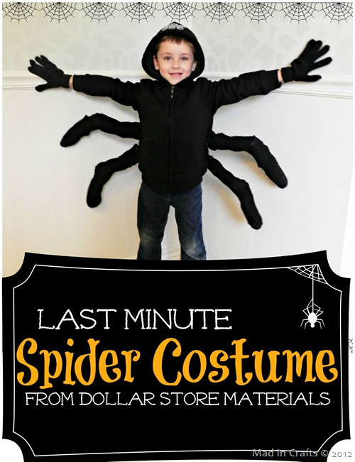 DIY Kids Spider Costume
 27 DIY Kids costumes