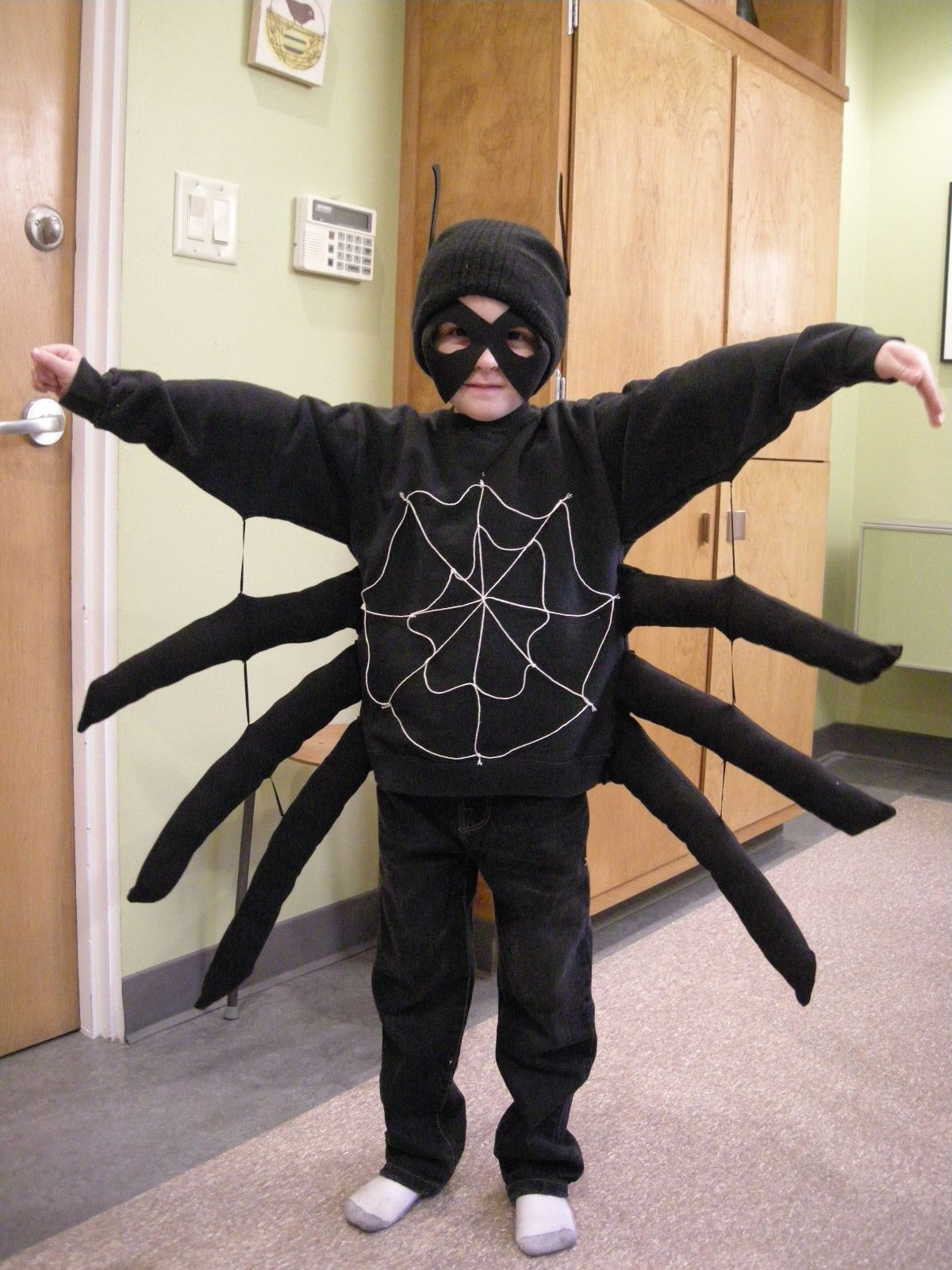DIY Kids Spider Costume
 Pin by Jennie Thornton Dean on Halloween Ideas