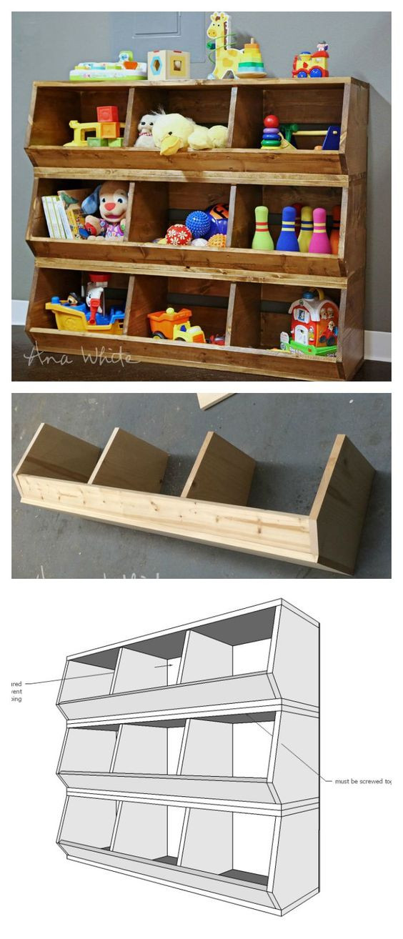 Diy Kids Storage
 25 Clever DIY Toy Storage Solutions & Ideas