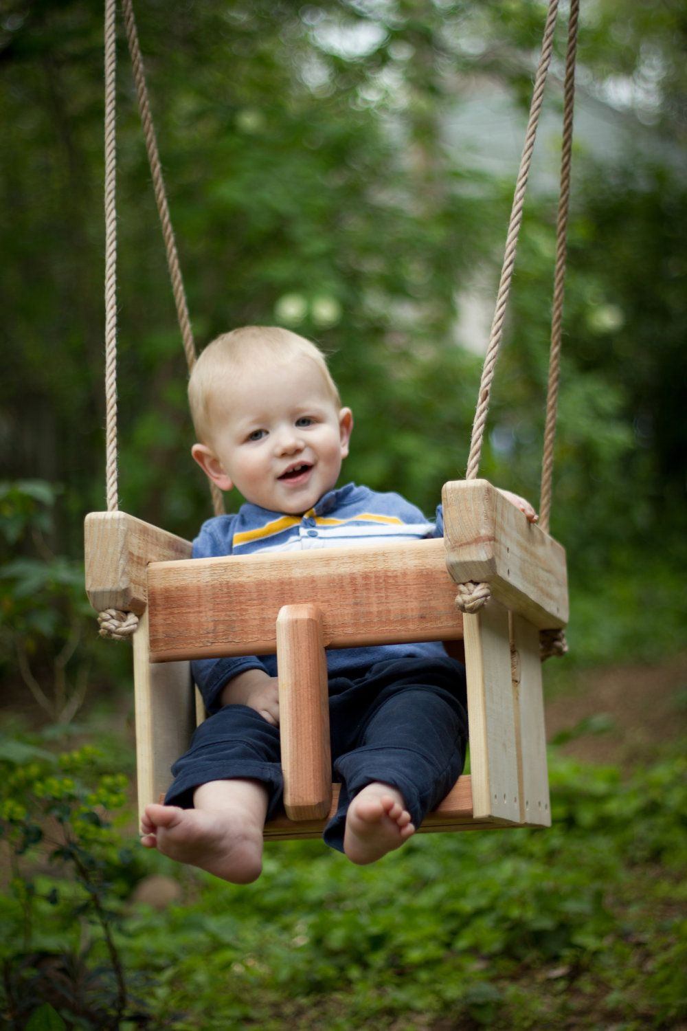 Diy Kids Swings
 Baby Swing or Toddler Swing Cedar Handmade Porch or Tree
