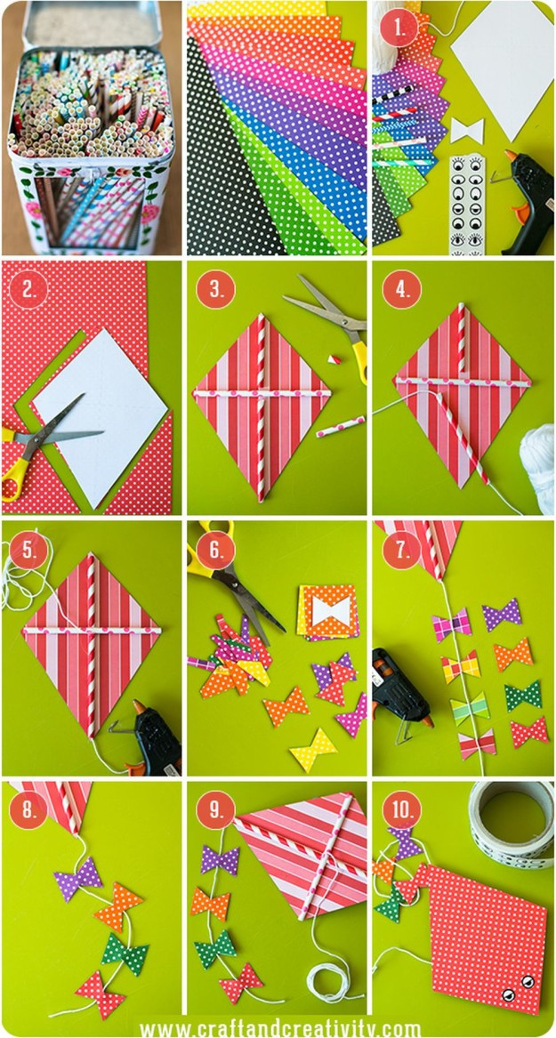 DIY Kite For Kids
 15 DIY Kite Making Instructions for Kids