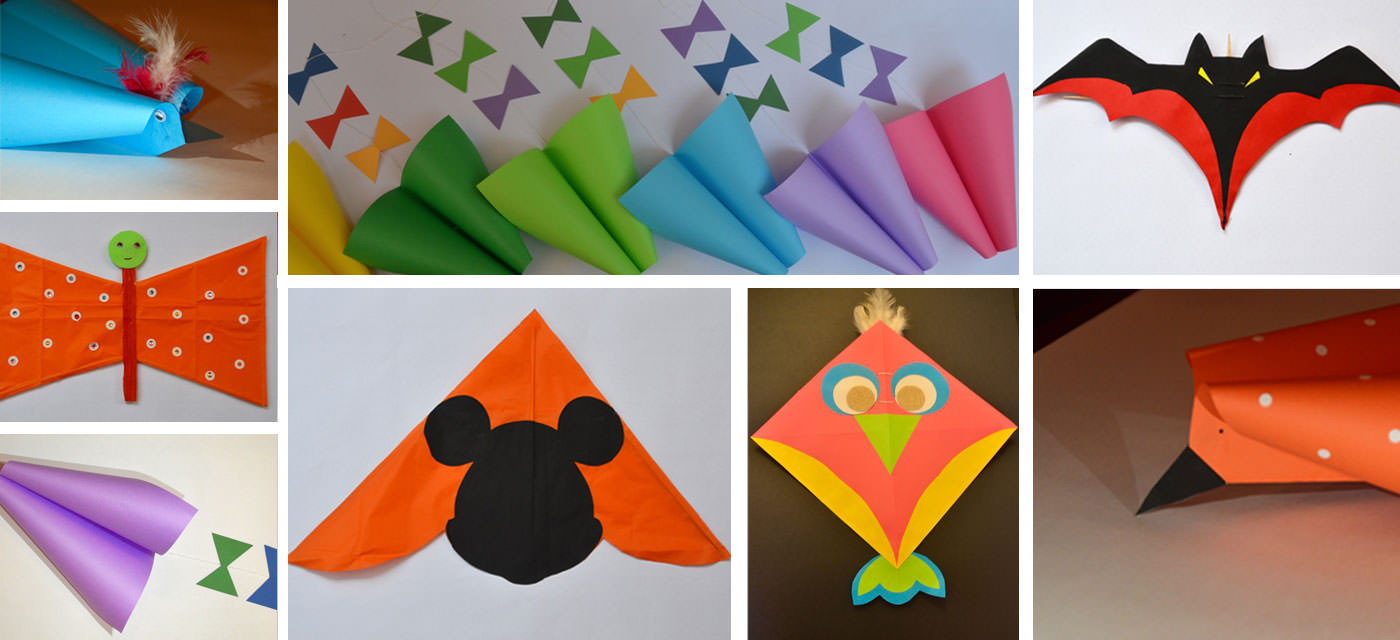 DIY Kite For Kids
 How to make a simple kite out of paper