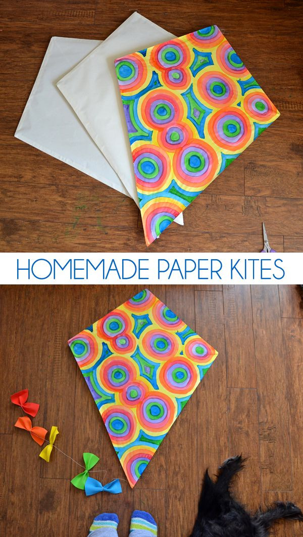 DIY Kite For Kids
 DIY Paper Kites Simple Diamond Kite