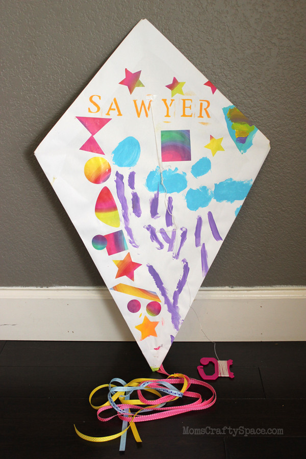 DIY Kite For Kids
 Kids Craft DIY Paper Kite Happiness is Homemade