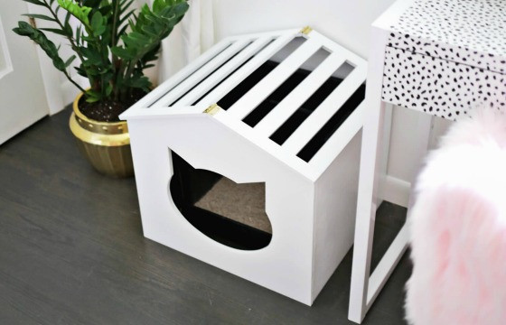 DIY Kitty Litter
 DIY Litter Box Cover Wooden Kitty Litter Cover