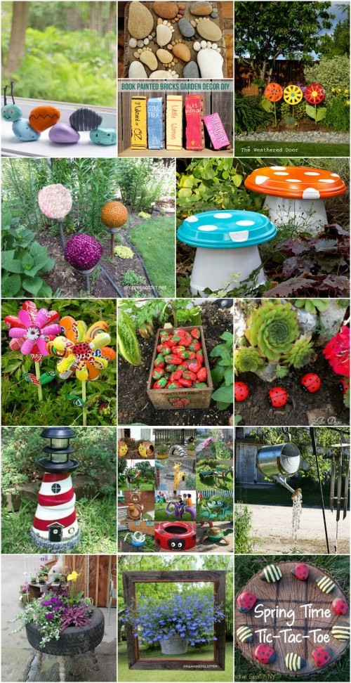 DIY Lawn Decorations
 30 Adorable Garden Decorations To Add Whimsical Style To