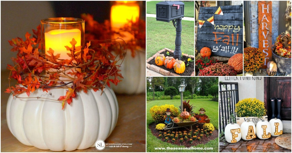 DIY Lawn Decorations
 20 DIY Outdoor Fall Decorations That ll Beautify Your Lawn