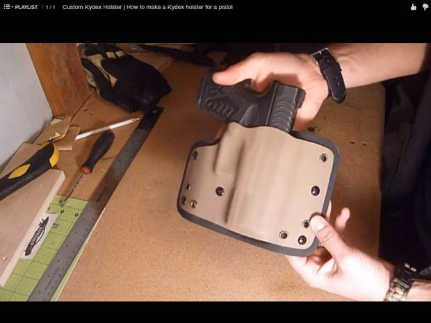 DIY Leather Holster Kit
 How to make a Kydex holster for a gun DIY