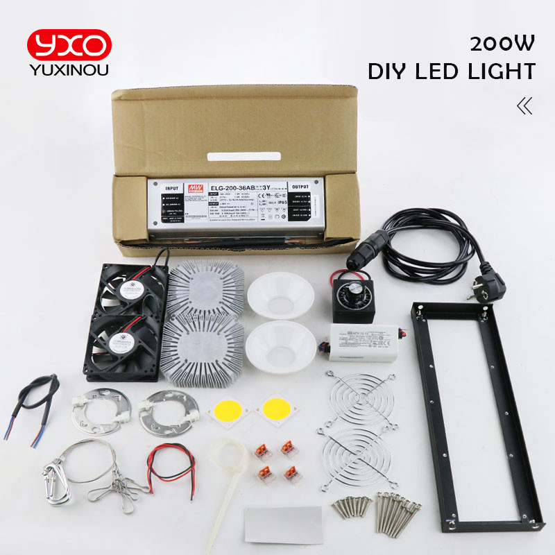 DIY Led Grow Light Kit
 New arrival CREE CXB3590 diy led grow lamp kit 200W 300W