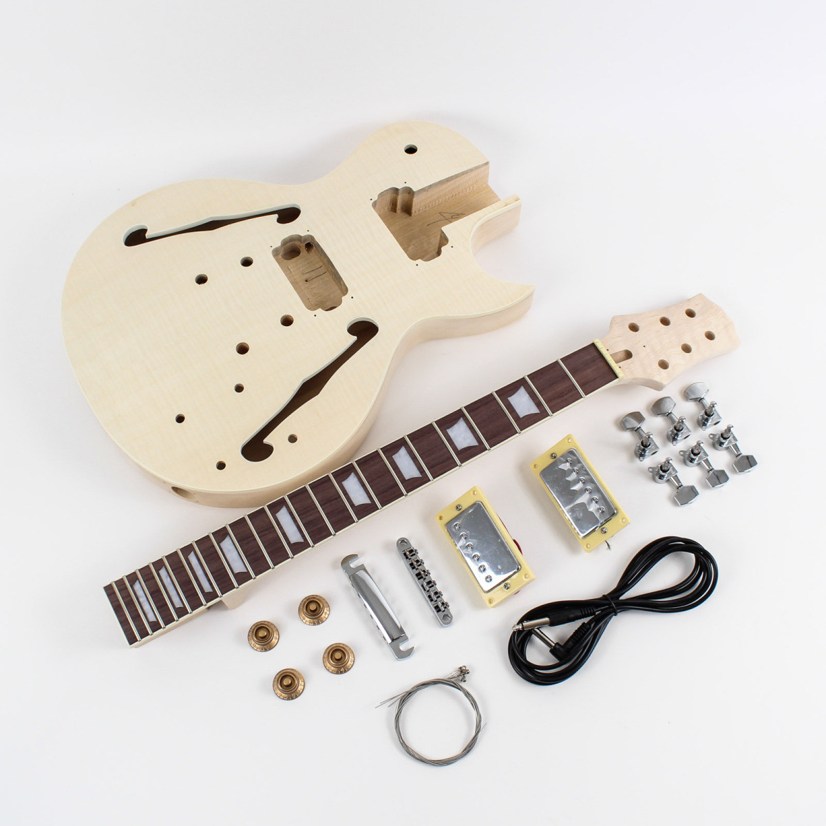 DIY Les Paul Kit
 Les Paul Semi Hollow Body DIY Guitar Kit DIY Guitars