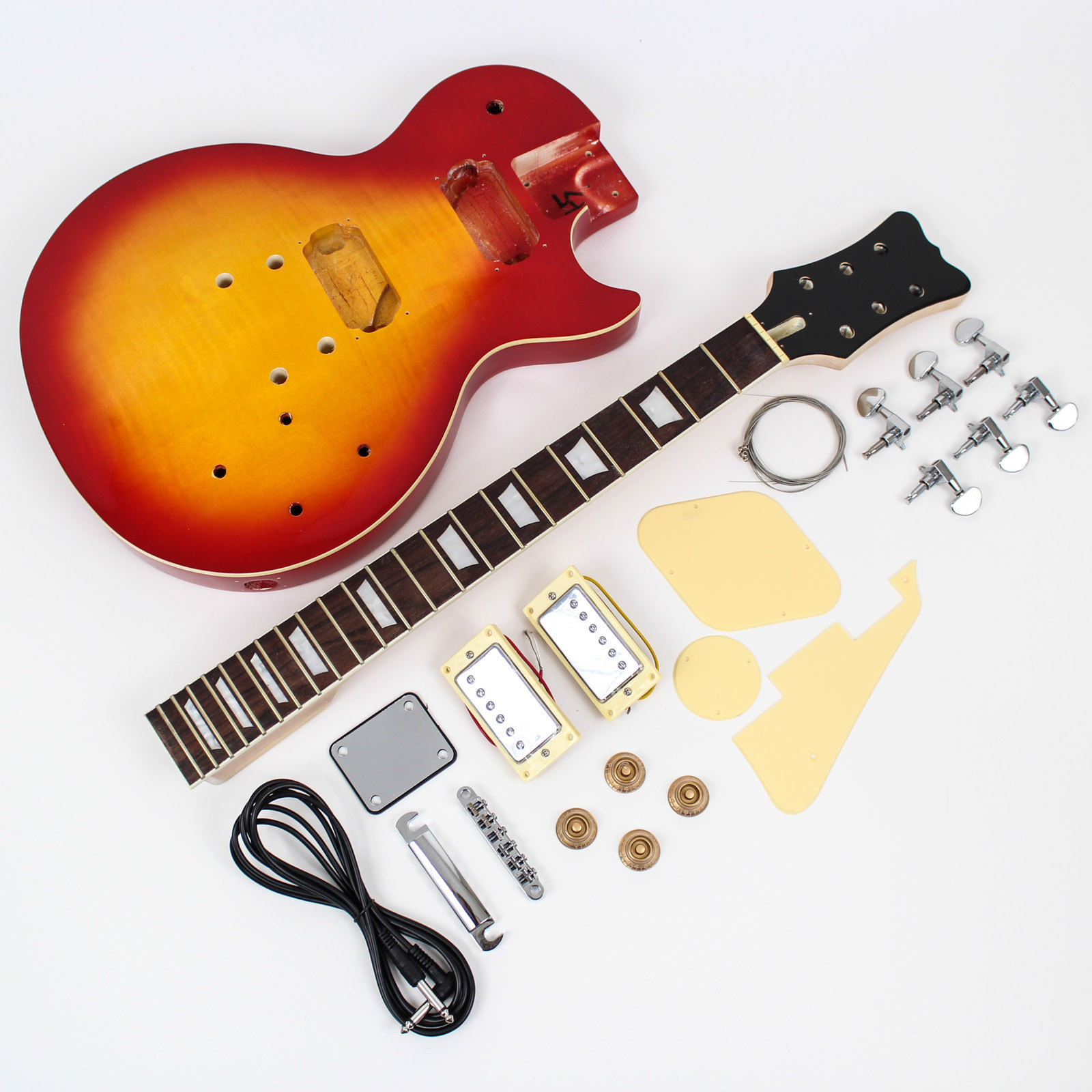 DIY Les Paul Kit
 Les Paul Style Guitar Kit Cherry Burst DIY Guitars