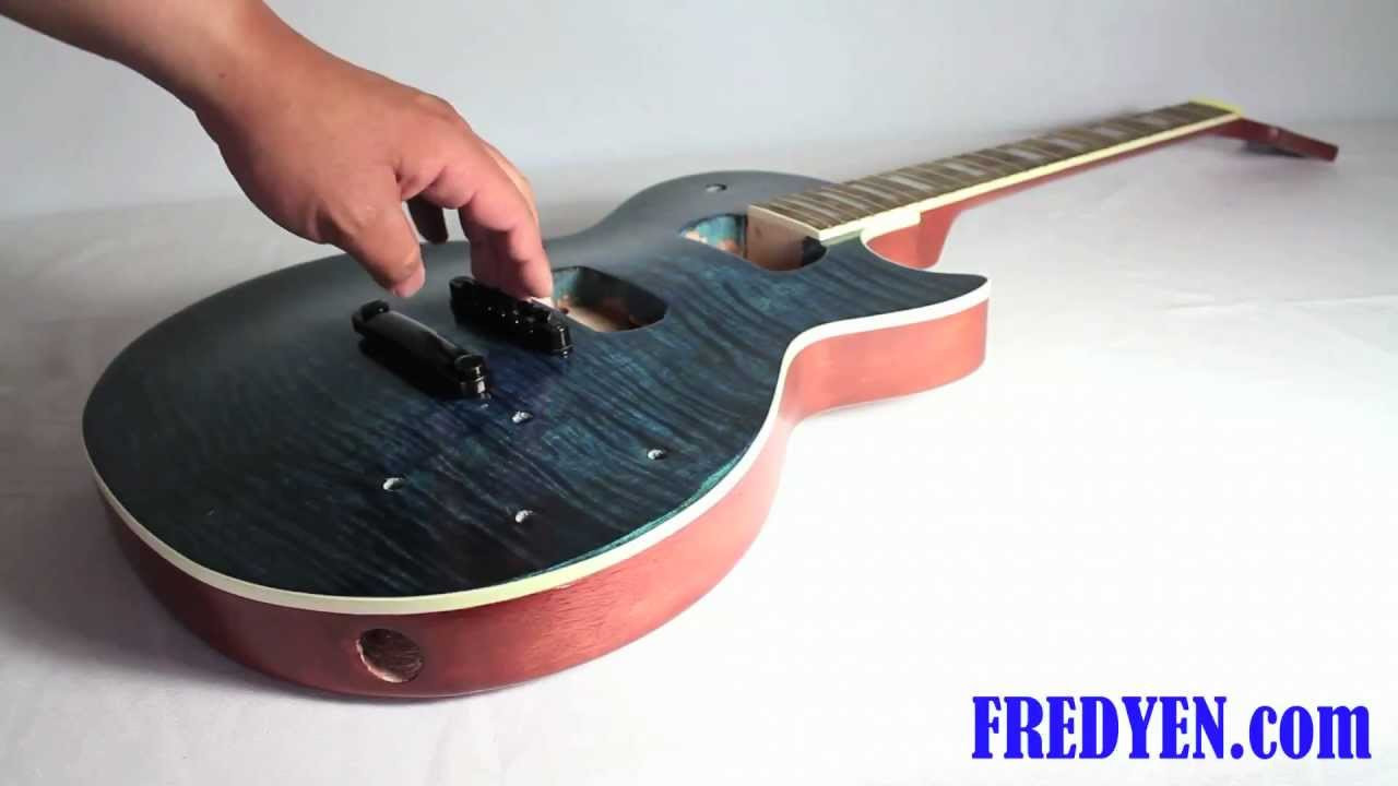 DIY Les Paul Kit
 DIY Les Paul Guitar Kit Part 5 Installing Guitar Bridge