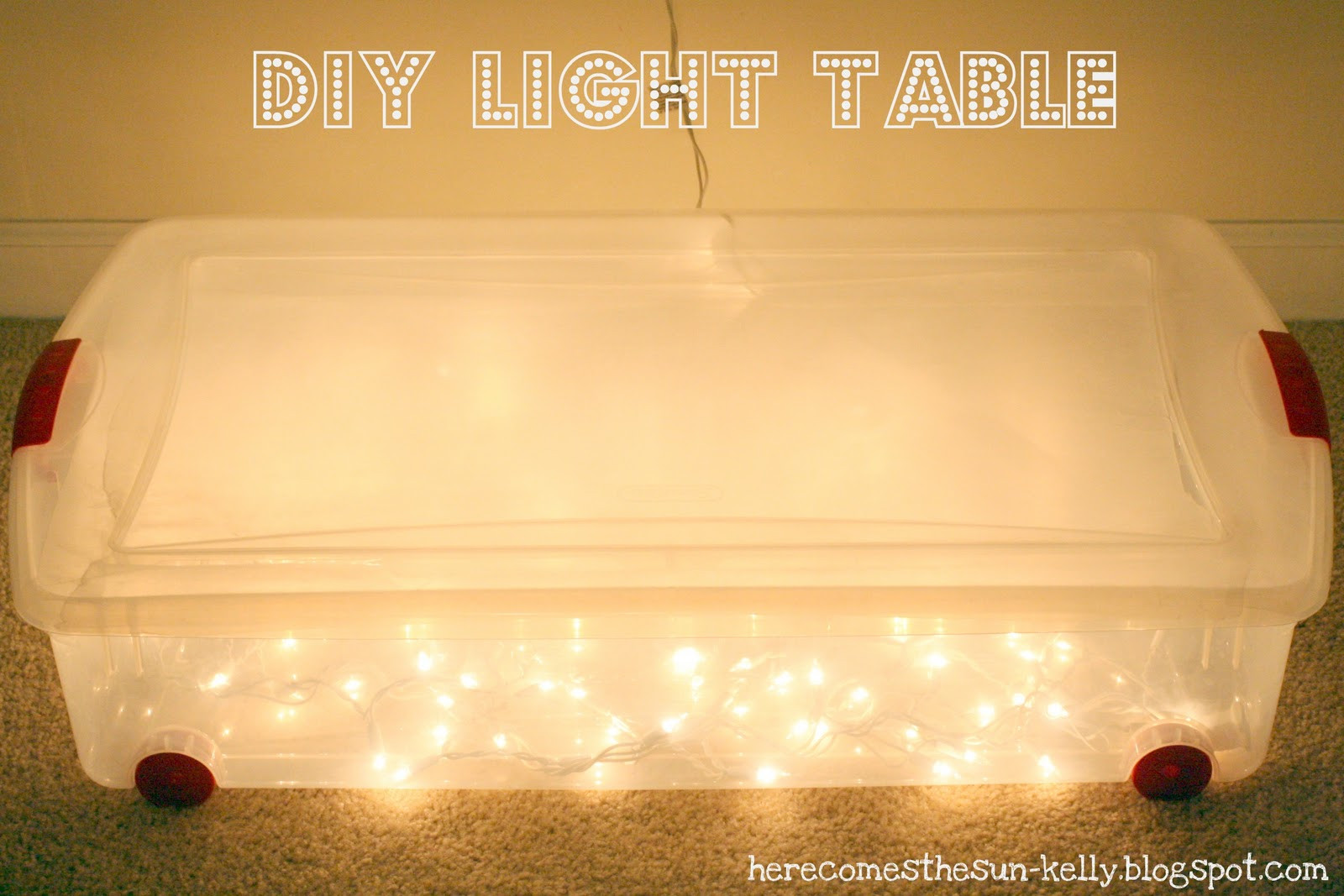 DIY Lightbox For Tracing
 Etcetorize Make it Great Monday