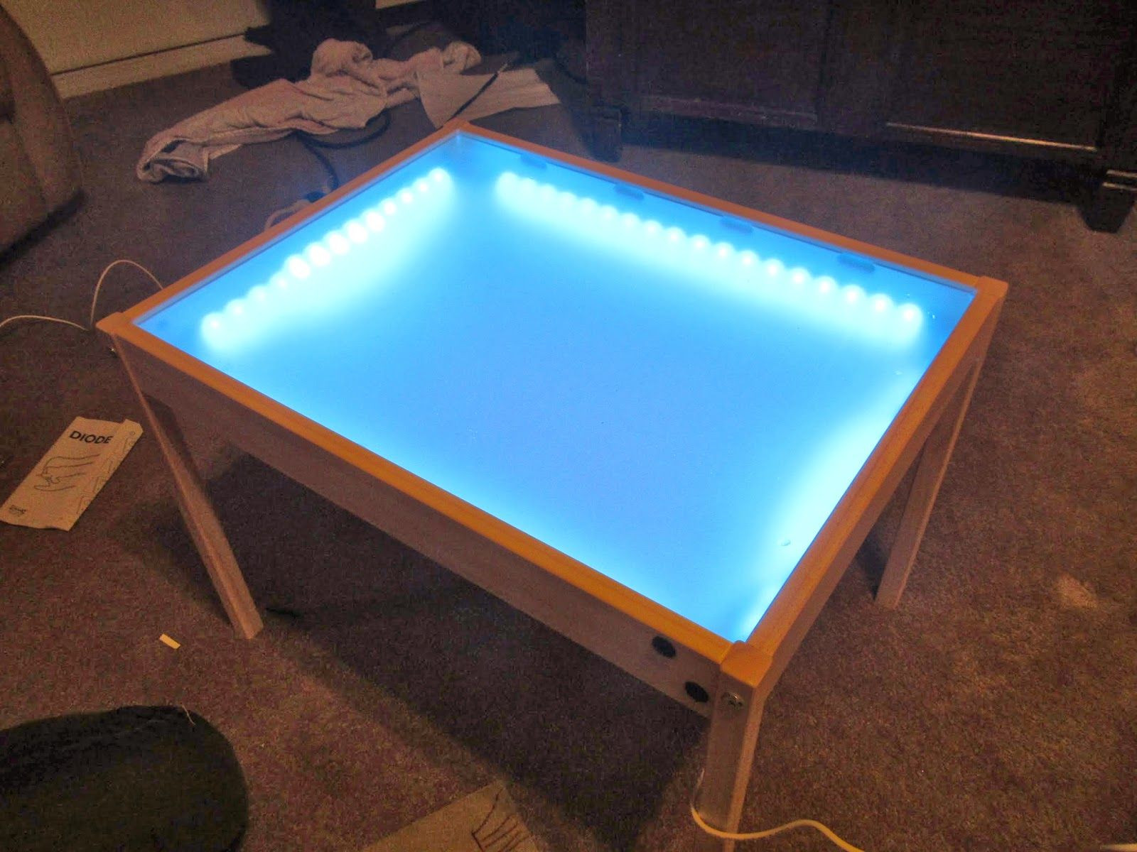 diy light box table