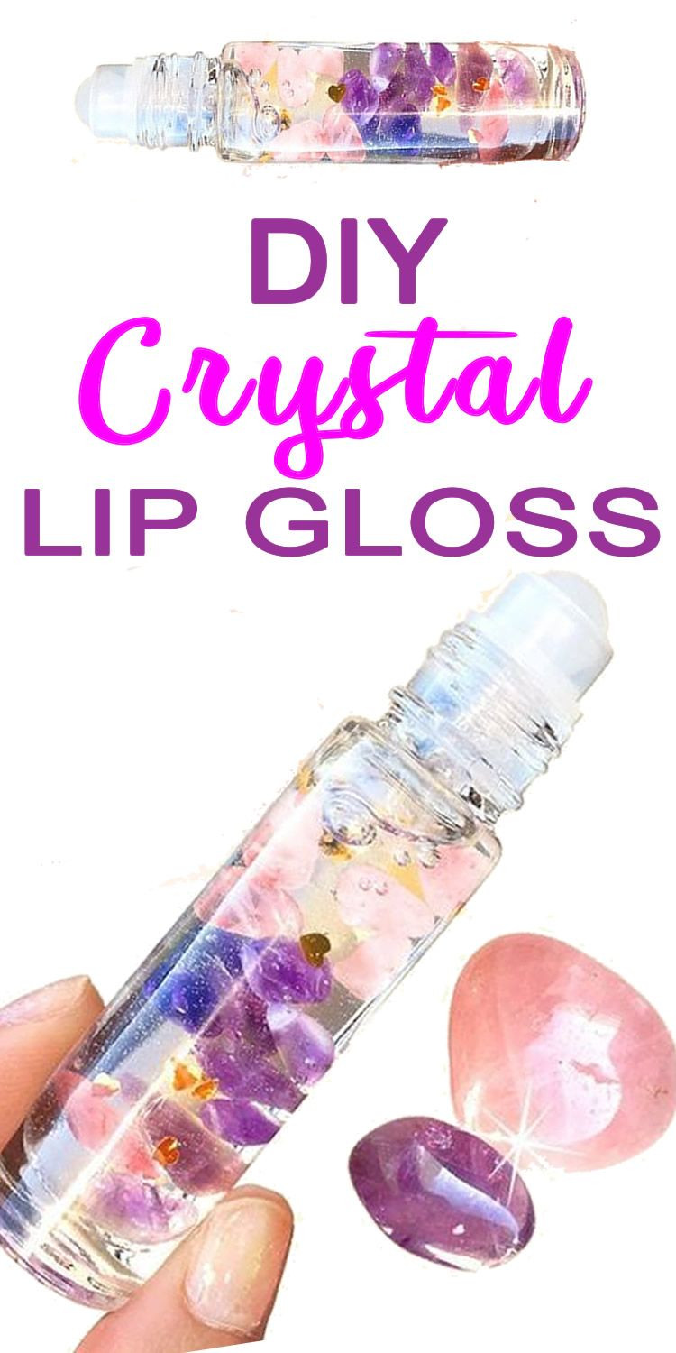 DIY Lip Gloss For Kids
 DIY Crystal Lip Gloss