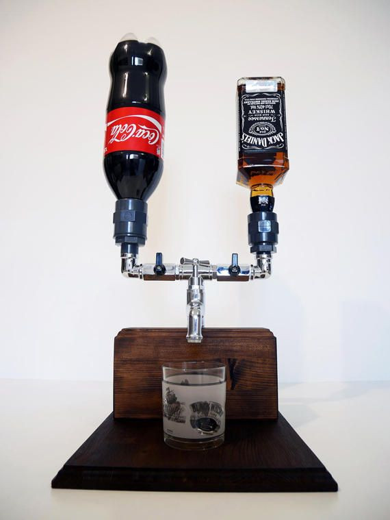 DIY Liquor Dispenser Plans
 Handmade Wooden Liquor Dispenser Alcohol by
