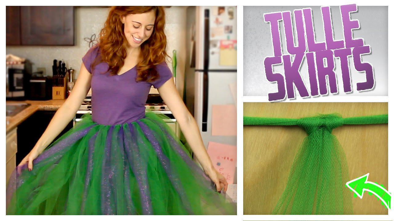 DIY Long Tulle Skirt For Adults
 DIY No Sew Tulle Skirt Do It Gurl