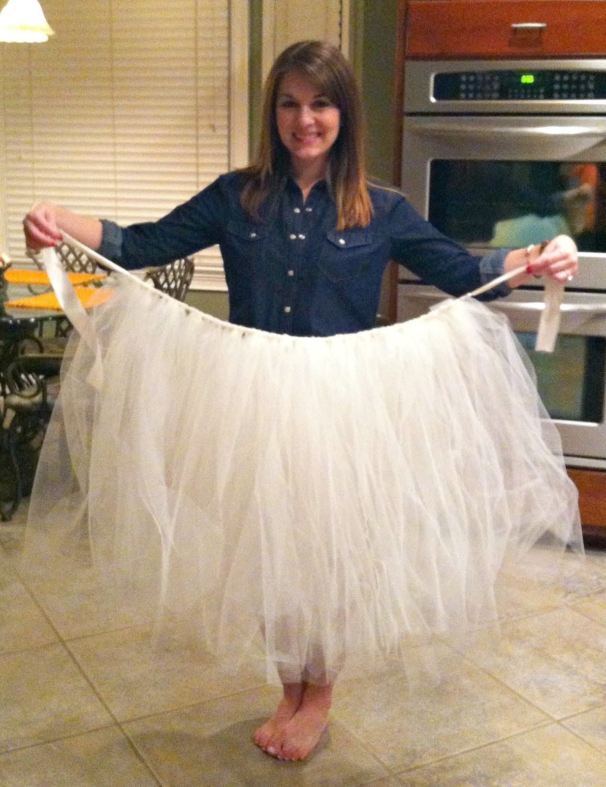 DIY Long Tulle Skirt For Adults
 Living Easy Tulle Skirt