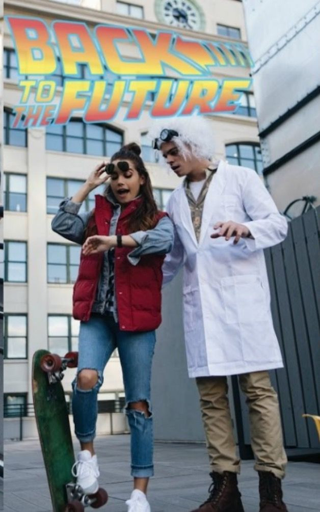 DIY Marty Mcfly Costume
 Back to the Future Marty McFly and Doc couple costume