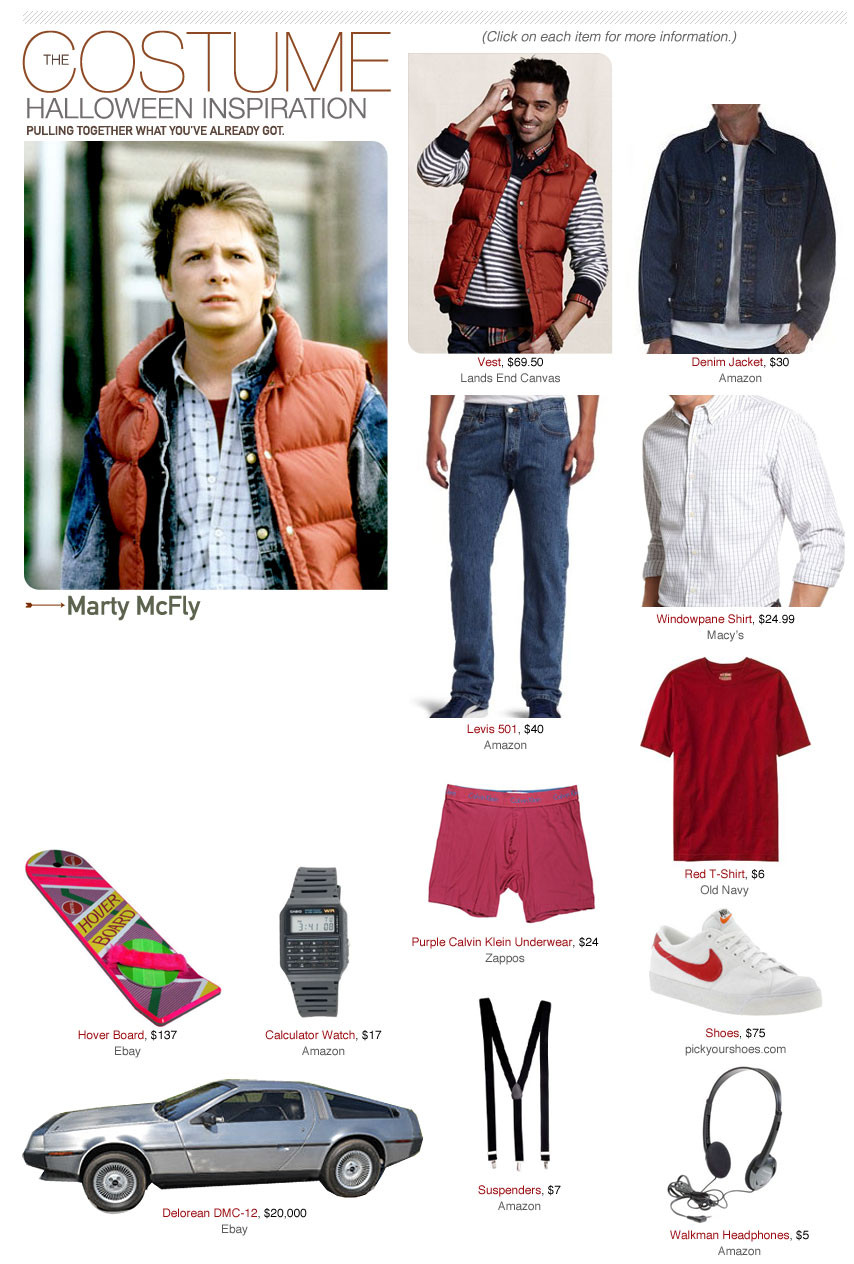 DIY Marty Mcfly Costume
 Marty McFly Back to the Future costume