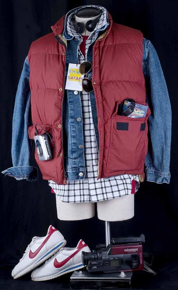 DIY Marty Mcfly Costume
 Back to the Future MARTY MCFLY Halloween Costume Vest