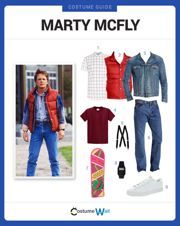 DIY Marty Mcfly Costume
 Dress Like Marty McFly Costume