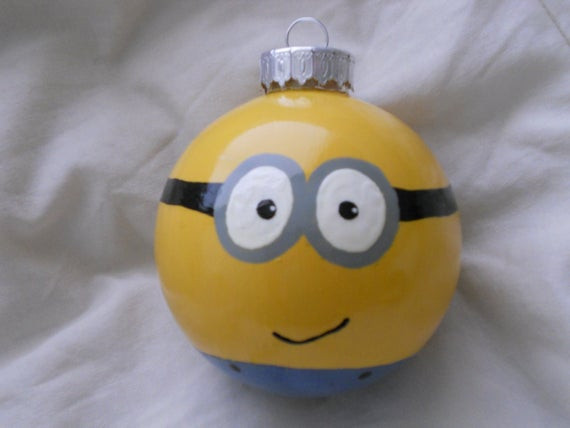DIY Minion Christmas Ornaments
 Minion Ornament from Despicable Me Plastic by LastYesterday