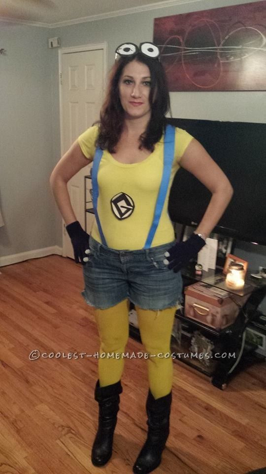 DIY Minion Costumes For Adults
 No Cost Homemade Minion Costume for a Woman