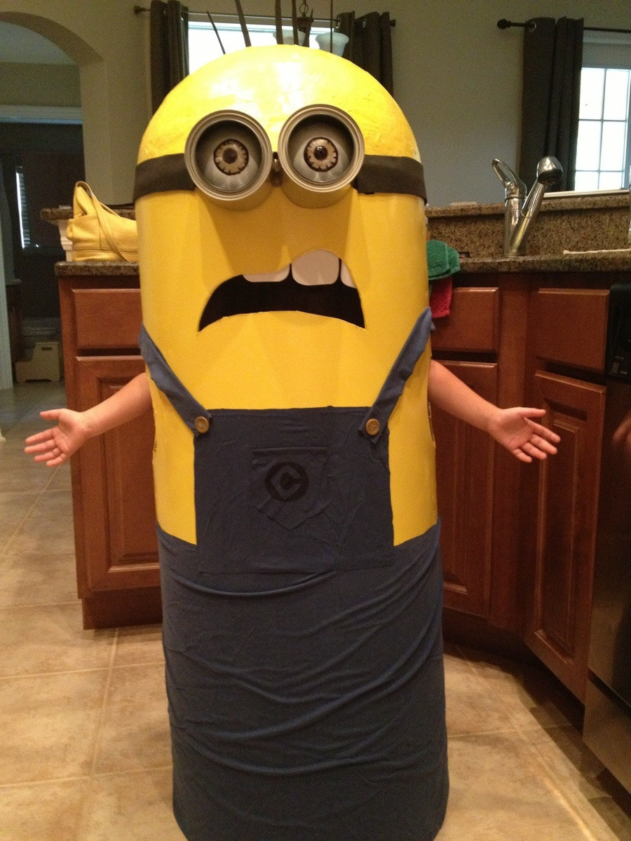 DIY Minion Costumes For Adults
 My girls homemade minion costume pics