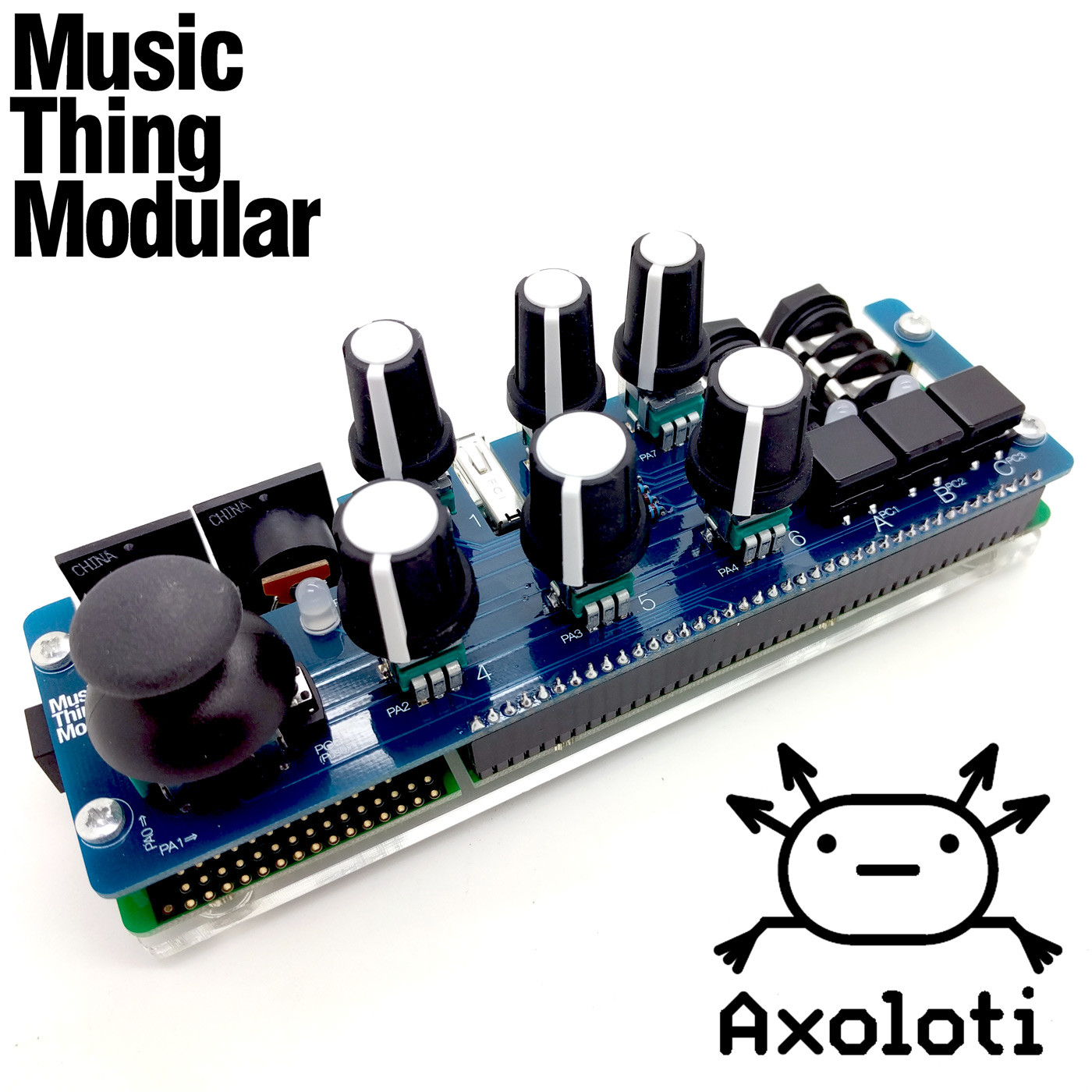 DIY Modular Synth Kit
 Music Thing AxoControl PCB – Thonk – DIY Synthesizer Kits