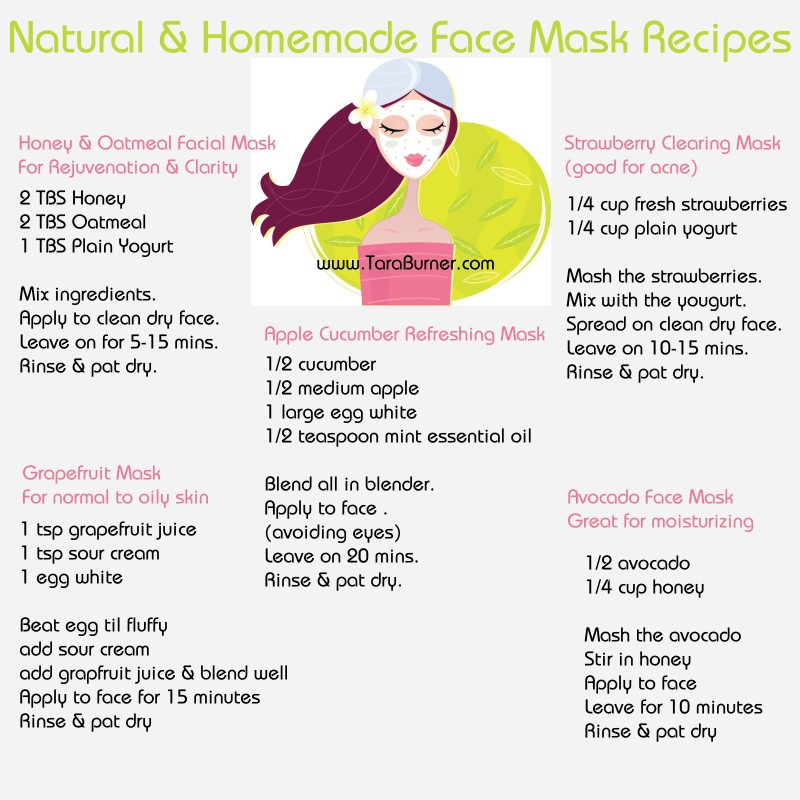 DIY Natural Face Mask
 DIY Face Masks Homemade Natural