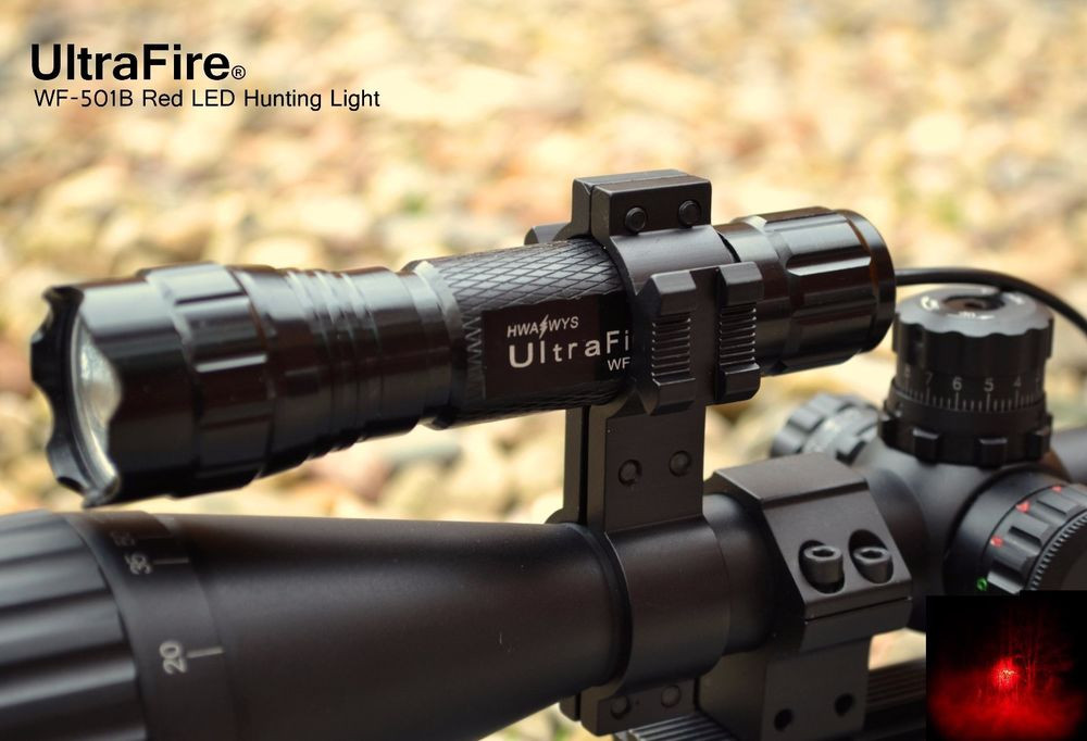 DIY Night Vision Scope Kit
 CREE 501B Red Beam Hunting Lamp Gun Rifle Light Ultrafire