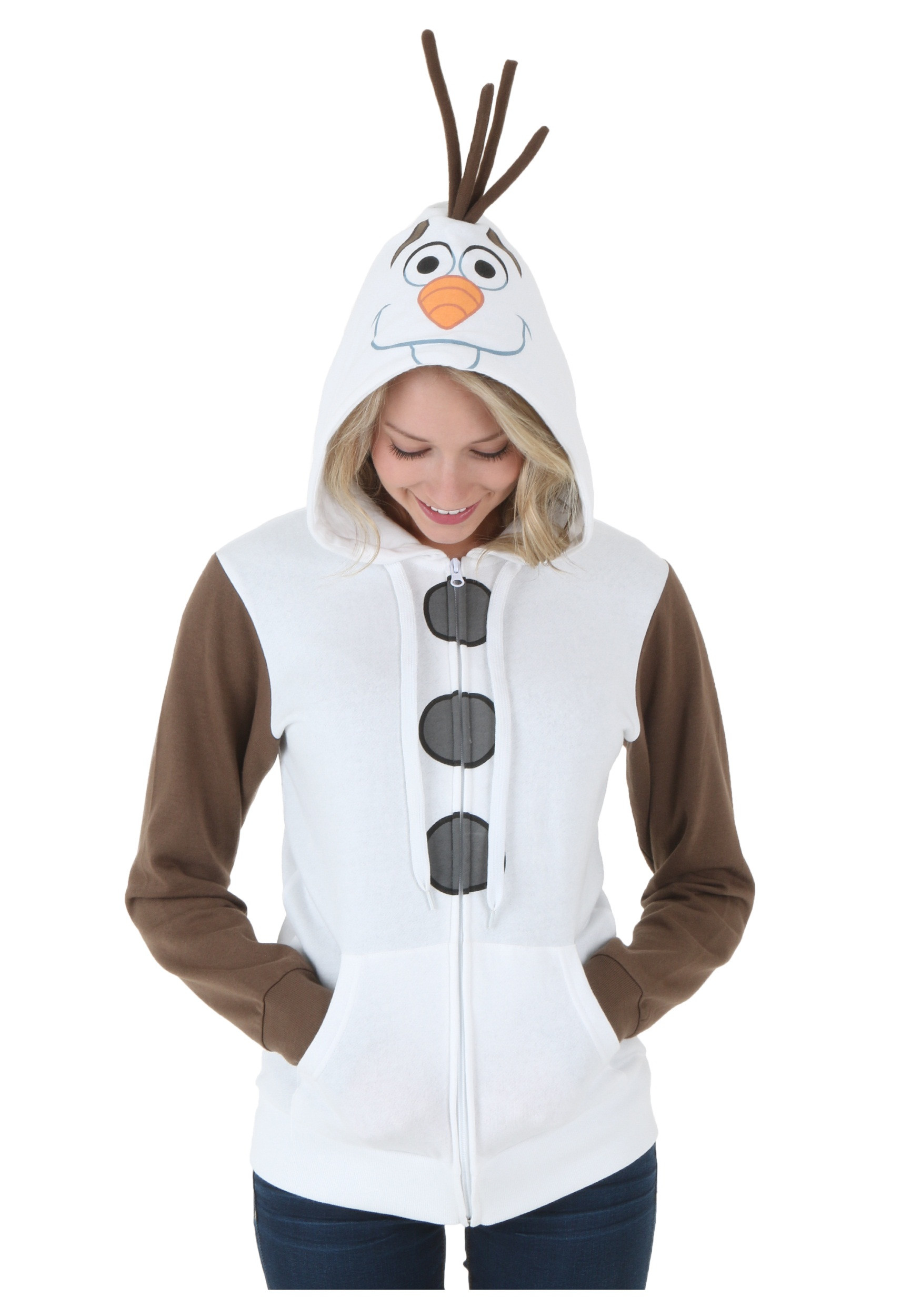 DIY Olaf Costume For Adults
 Womens I Am Olaf Hoo