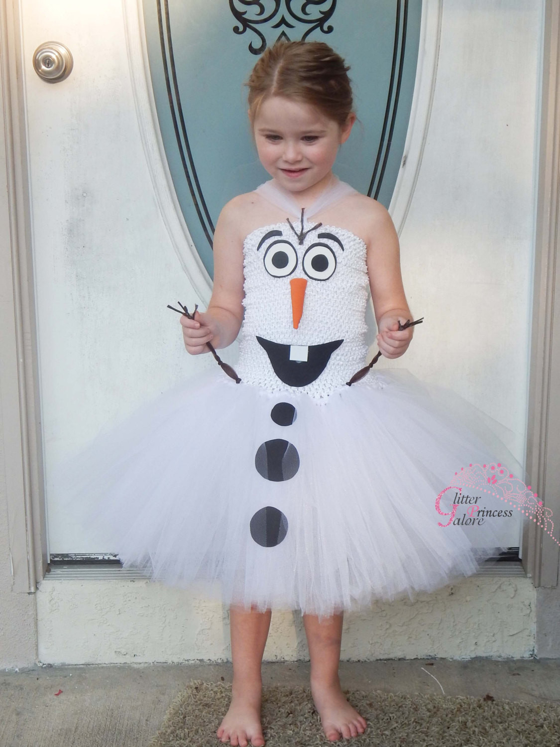 DIY Olaf Costume For Adults
 Olaf inspired tutu dress Halloween Costume by