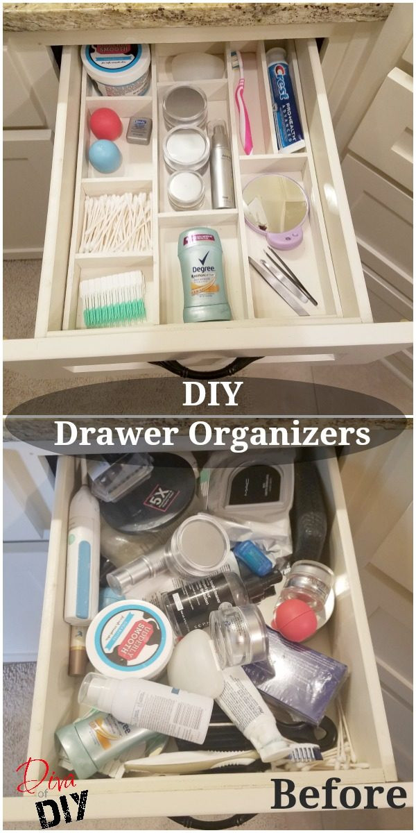 DIY Organizer Ideas
 Get Organized with this Wooden DIY Drawer Organizer