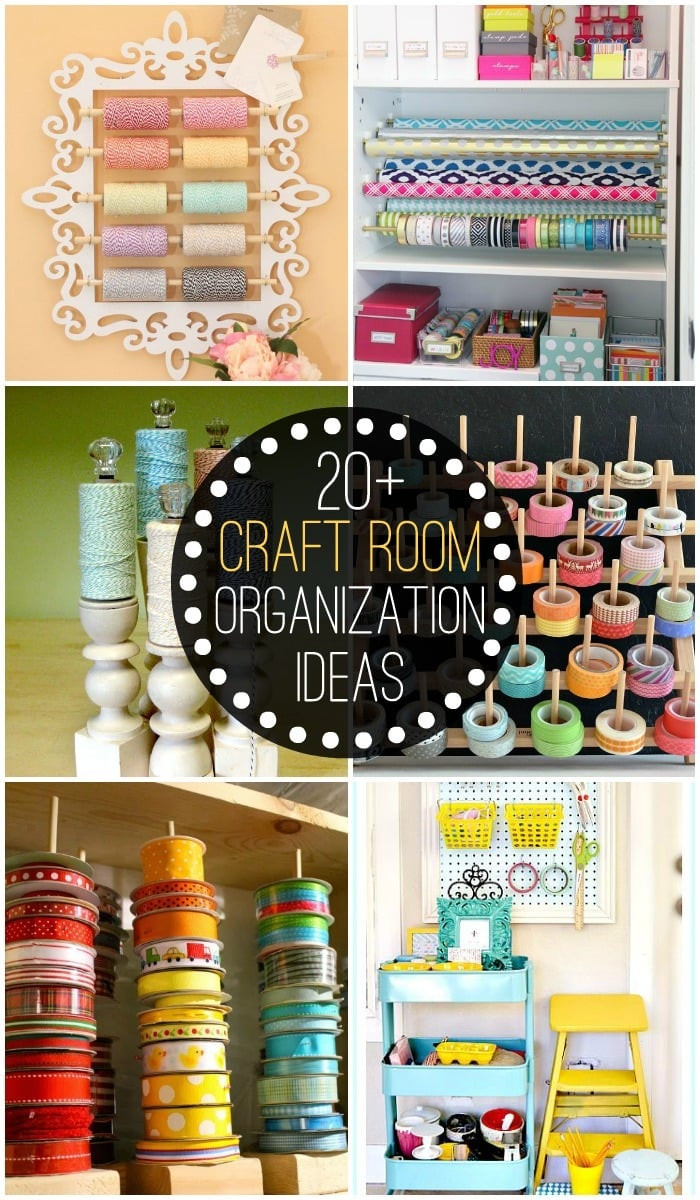 DIY Organizer Ideas
 20 Craft Room Organization Ideas