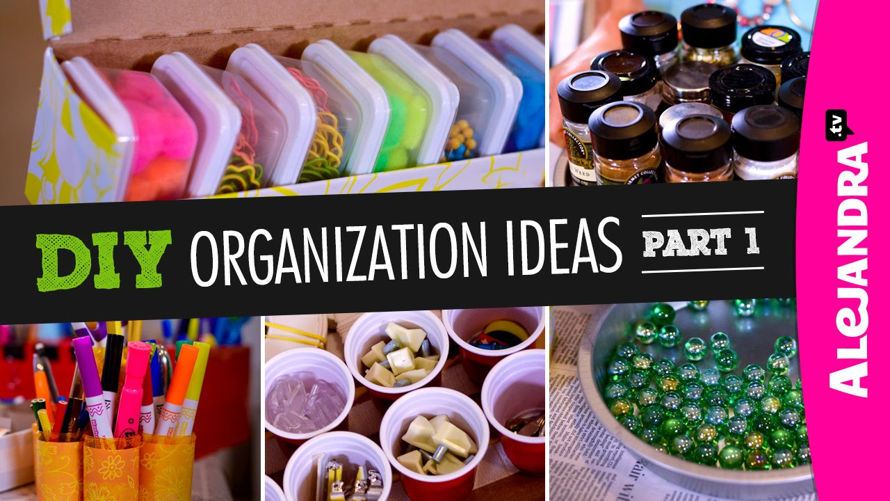 DIY Organizing Ideas
 DIY Organization Ideas Part 1