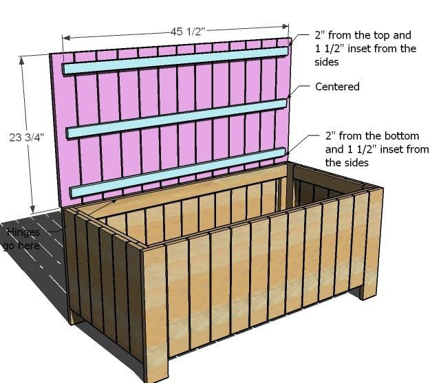 DIY Outdoor Bench With Storage
 Outdoor Storage Bench