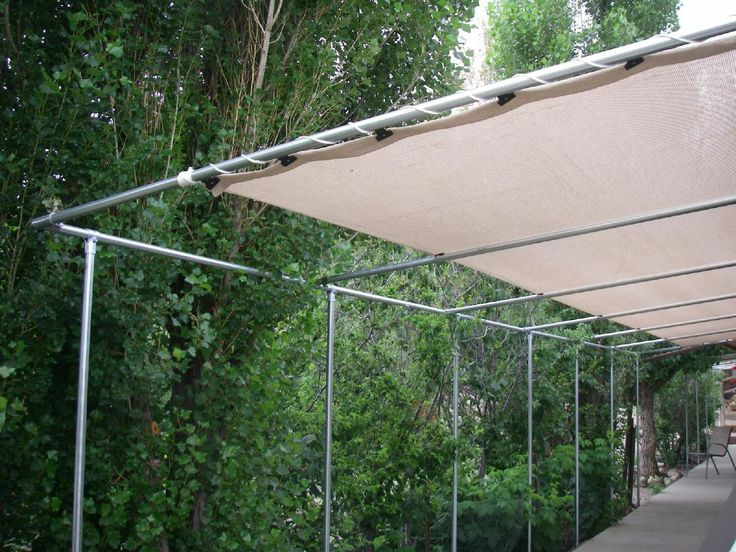 DIY Outdoor Canopy Frame
 Pvc Pipe Canopy Frame & Ice Cream Party Dessert Table With